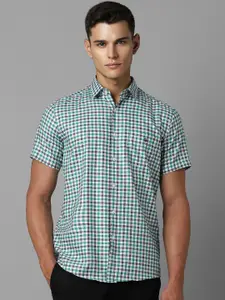 Louis Philippe Sport Men Slim Fit Gingham Checks Pure Cotton Casual Shirt