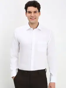 Allen Solly Sport Men Self Design Cutaway Collar Formal Shirt