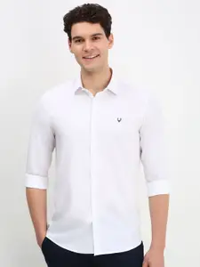 Allen Solly Men Solid Slim Fit Casual Shirt