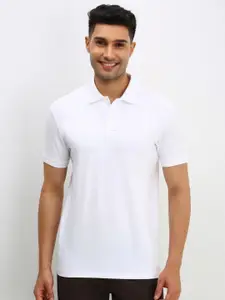 Allen Solly Men Solid Polo Collar Cotton T-shirt