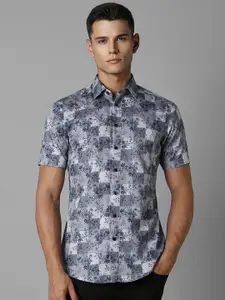 Louis Philippe Sport Men Slim Fit Floral Printed Pure Cotton Casual Shirt
