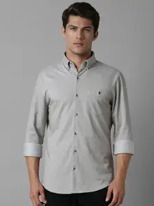 Louis Philippe Sport Men Smart Fit Micro Ditsy Printed Cotton Casual Shirt