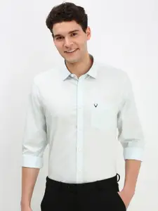 Allen Solly Men Floral Printed Cotton Slim Fit Formal Shirt