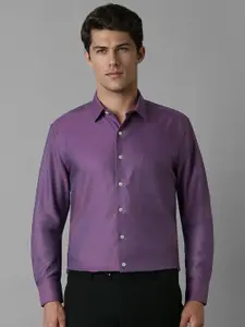 Louis Philippe Men Solid Cotton Slim Fit Formal Shirt