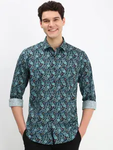 Allen Solly Men Floral Printed Cotton Slim Fit Casual Shirt