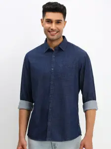 Allen Solly Men Custom Solid Cotton Casual Shirt