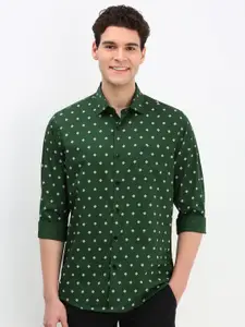 Allen Solly Men Geometric Printed Cotton Slim Fit Casual Shirt