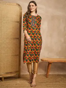 all about you Women Printed Straight Kurtas