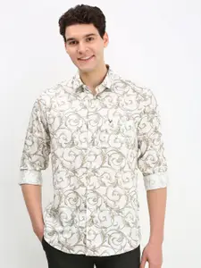 Allen Solly Men Ethnic Motifs Printed Cotton Slim Fit Casual Shirt