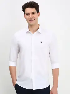 Allen Solly Men Solid Slim Fit Casual Shirt