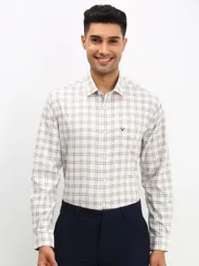 Allen Solly Men Checked Cotton Slim Fit Formal Shirt