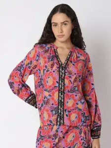 Vero Moda Women Floral Opaque Printed Casual Shirt