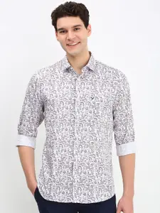 Allen Solly Men Floral Printed Cotton Slim Fit Casual Shirt
