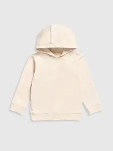 mothercare Boys Antimicrobial Solid Hood Cotton Pullover Sweatshirt