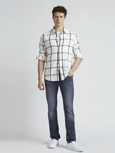 Pepe Jeans Men Checked Cotton Casual Shirt