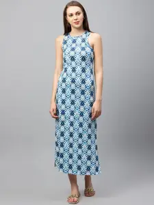 Globus Blue Floral Maxi Midi Dress