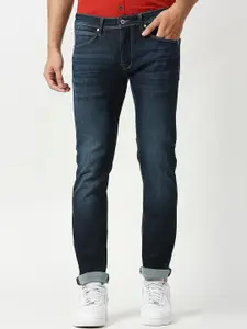 Pepe Jeans Men Blue Slim Fit Light Fade Stretchable Jeans