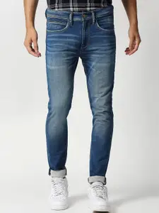 Pepe Jeans Men Blue Regular Fit Clean Look Light Fade Stretchable Jeans