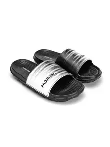 Hoppa Men Printed Sliders
