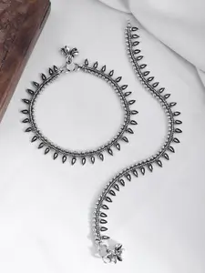 Voylla Silver-Plated Anklet