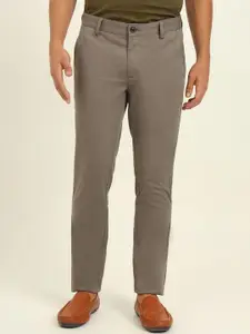 JADE BLUE Men Slim Fit Trousers