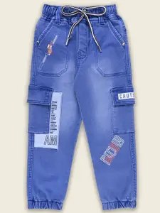 Wish Karo Boys Regular Fit Mid-Rise Light Fade Stretchable Jeans