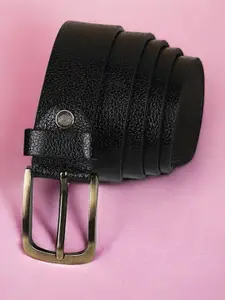 Provogue Men Textured Leather Formal Belt