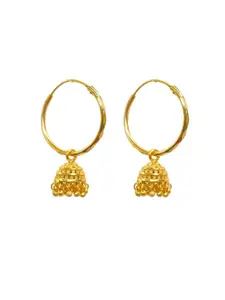 Anouk Gold-Plated Circular Hoop Earrings
