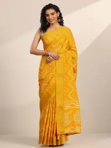 Libas Bandhani Silk Blend Saree