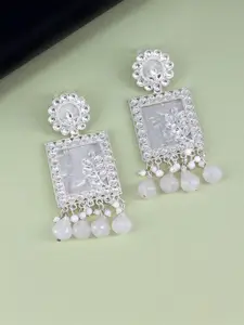 PRIVIU Floral Drop Earrings