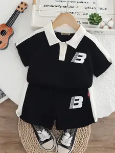 INCLUD Boys Printed T-shirt with Shorts