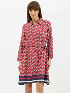 United Colors of Benetton Print Shirt Dress