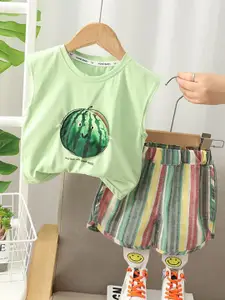 StyleCast x Revolte Boys Printed T-shirt with Shorts