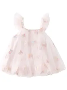 StyleCast x Revolte Girls Embroidered Applique A-Line  Mini Dress