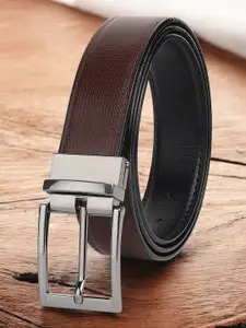 The Roadster Lifestyle Co Men Textured Formal Belts