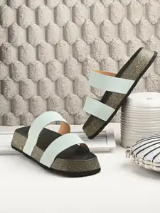 The Roadster Lifestyle Co Women Slip On Flatform Heels