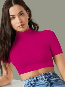 Dream Beauty Fashion Women Fitted Crop Top