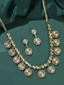 Voylla Regal Heritage Kundan Necklace Set