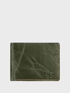 The Wallet Store Men Abstract Leather Two Fold Wallet