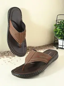 UNDERROUTE Men Leather Comfort Sandals