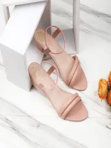 SKOLL Women Open Toe Block Sandals