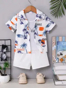 YK Infant Girls Printed Shirt & Shorts