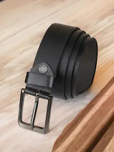 Provogue Men Textured Leather Formal Belt