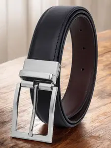 The Roadster Lifestyle Co. Men Textured Formal Belt