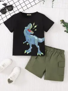 INCLUD Boys Printed T-shirt with Shorts
