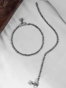 Voylla Silver-Plated Anklet