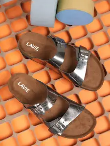 Lavie Women Open Toe Flats With Buckle