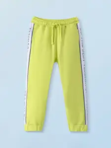 Honeyhap Infant Boys Printed Pure Cotton Mid Rise Joggers