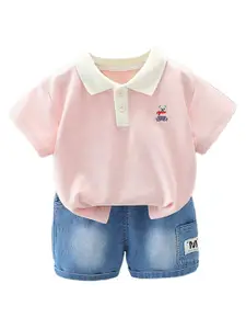 StyleCast x Revolte Boys Printed T-shirt with Shorts