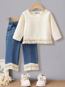 INCLUD Girls Top with Trousers